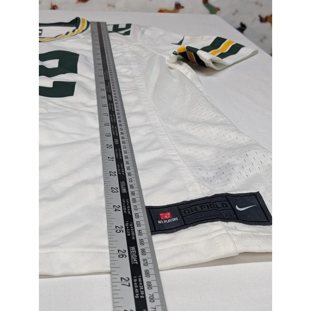 Nike‎ Green Bay Packers Aaron Rodgers 12 Jersey Womens Medium White NFL On Field